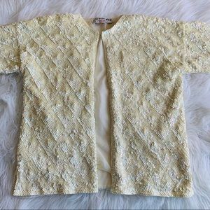 Princess Boutiques Sequin Lambswool Jacket Sweater